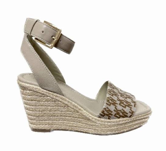 DKNY  Calima Ankle Strap Espadrille Wedge Sandal NWOB