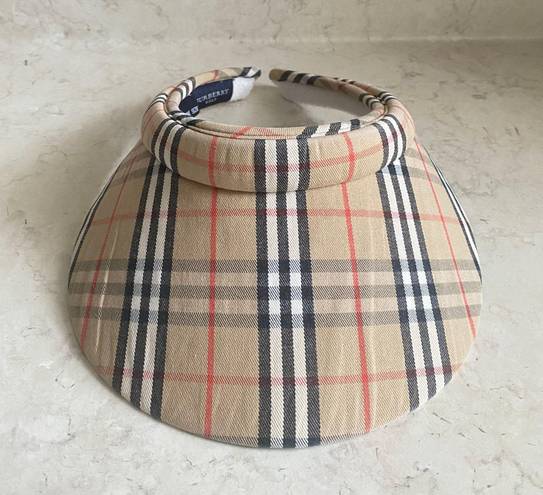 Burberry Nova Check Canvas Golf Visor