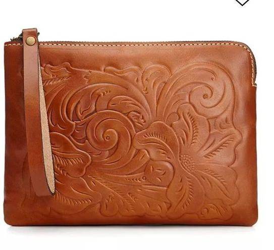 Patricia Nash  Cassini Tooled Leather Wristlet