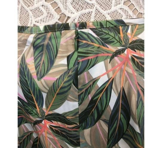 Brooks Brothers NWT  Tropical Leaf Print Pleated Skirt size 10