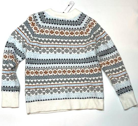 Treasure & Bond  Fair Isle Crewneck winter Sweater