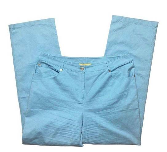 St. John SZ 12 wide leg blue pants