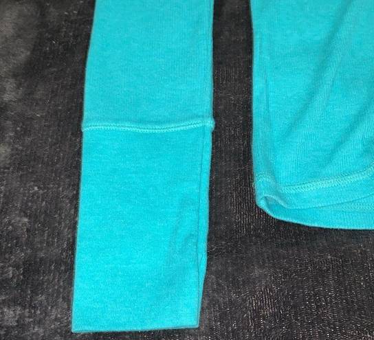 Aeropostale Women’s size large teal  original brand long sleeve shirt V neck