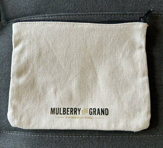 Mulberry  AND GRAND | Chocolate Understands Canvas Cosmetic Bag
