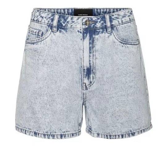 VERO MODA  High Waisted Denim Jean Shorts