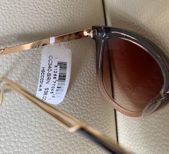 Sam Edelman CIRCUS BY  BROWN TAUPE OMBRÉ CAT EYE SUNGLASSES