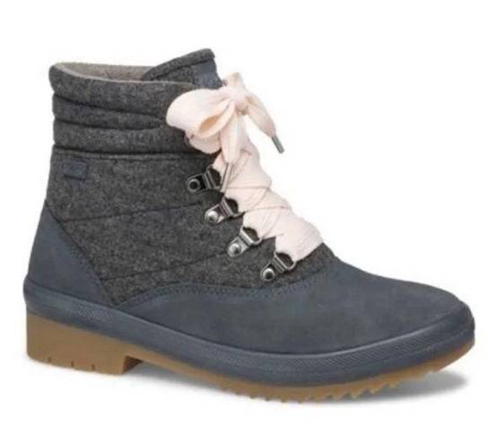 Keds  Wool Blend Camp Boot Water Resistant Suede Thinsulate Gray Women’s Size 8