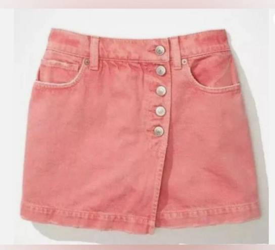 American Eagle NWOT  Outfitters Skirts  Denim Mom Skort Wild Watermelon 10