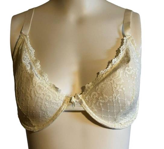 Jones New York  Cream Lace Underwire Bra -36D