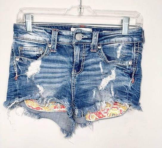 Daytrip  Capricorn High Rise Denim Jean Distressed Jean Shorts!