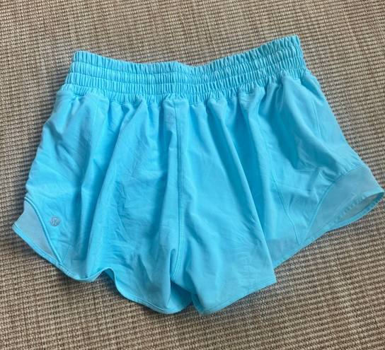 Lululemon 4” blue shorts