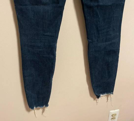 Good American  Good Legs Raw Chewed Hem Stretch Denim Jeans- Size 4(27)