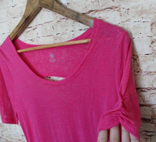 Gaiam | Pink Cutout Yoga Athleisure Top
