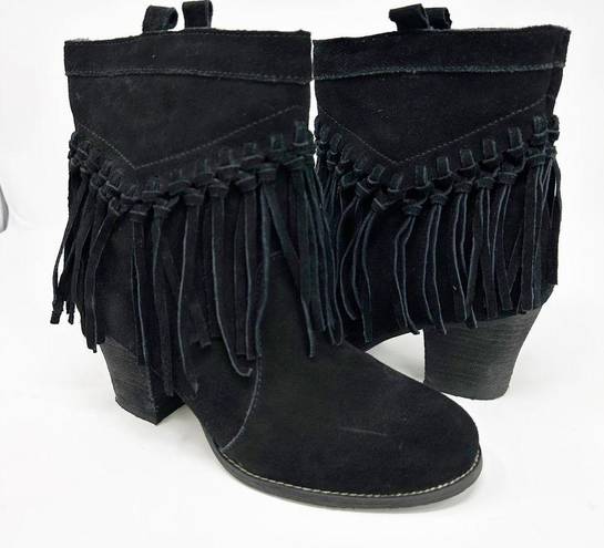 sbicca  'Sound' Fringe Suede Bootie 8