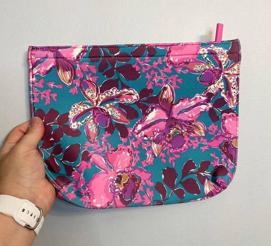 Lilly Pulitzer , Blue Rhapsody- Orchid You Not Swim, Neoprene Pouch, New w/o Tags