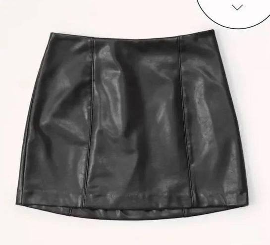 Abercrombie & Fitch Leather Skirt