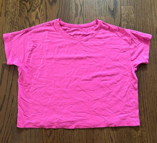 Lululemon Hot Pink Short Sleeve