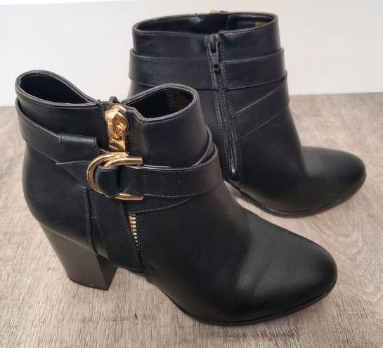 Apt. 9  Black Heeled Booties Size 8