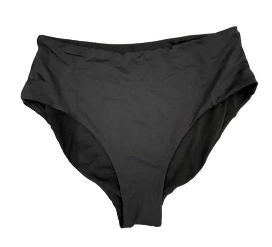 Good American  Black Compression Stretch Scuba Bikini Briefs