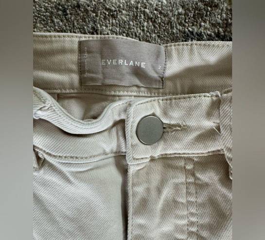 Everlane  Sandstone High Rise The Straight Leg
Crop Short Jeans Pants