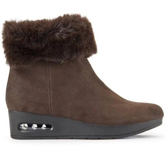 DKNY Abri Stone Fur Bootie Ankle Boots