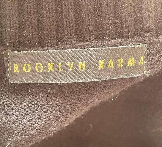 Brooklyn Karma Frayed V Neck Sweater