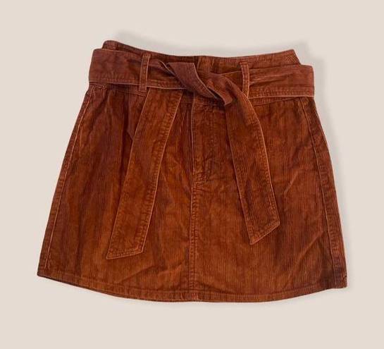 REWASH Brand Corduroy High Waisted Skirt