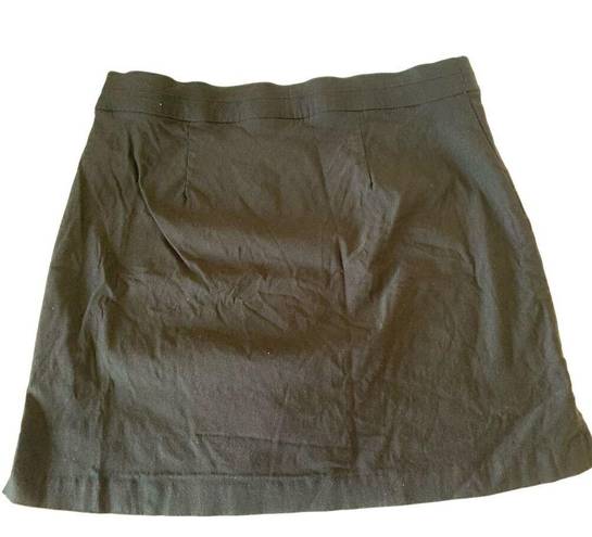 Rafaella  comfort skort black size medium women's