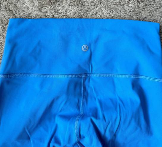 Lululemon Wunder Under Leggings Blue sz 6