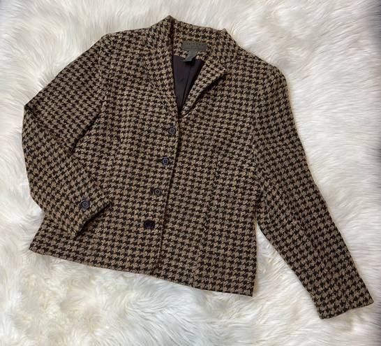 Houndstooth Vintage  Blazer Jacket