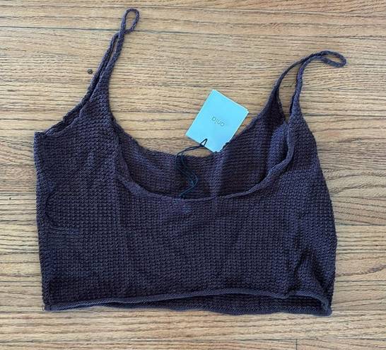 ONIA  Black Crop Top