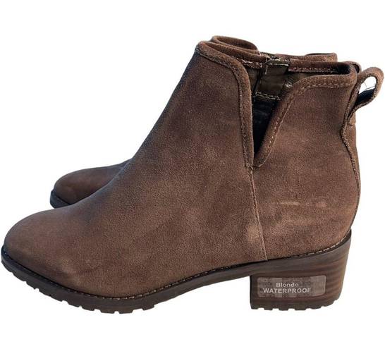 Blondo  Samara Waterproof Bootie Taupe Size 6.5