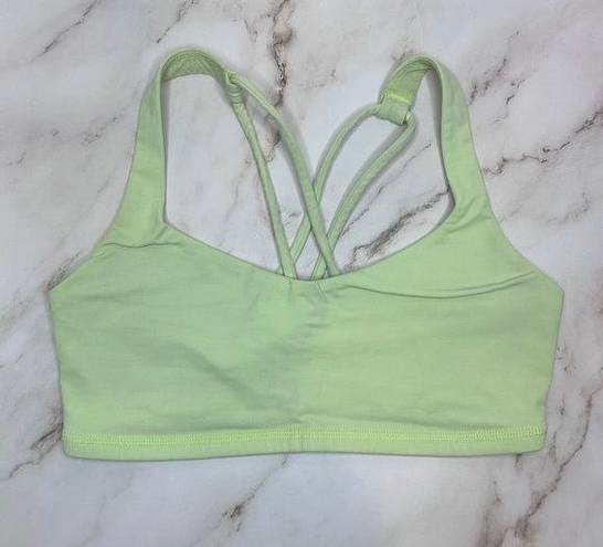 Lululemon  Free To Be Sports Bra Size 4 Light Lime Green