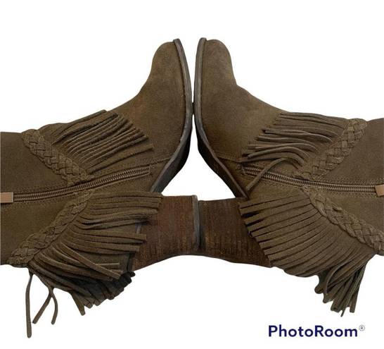 sbicca  - Sound Suede Leather Fringe Bootie