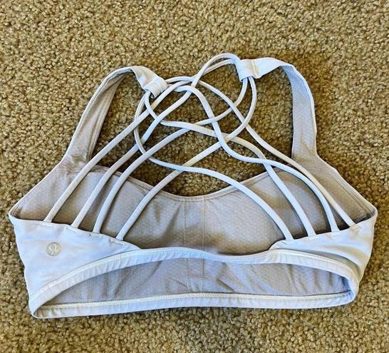 Lululemon White free to be wild bra