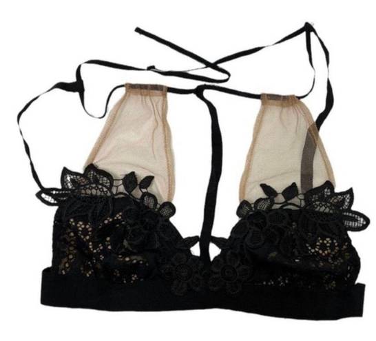 For Love & Lemons Black Lace For Love And Lemon Bra