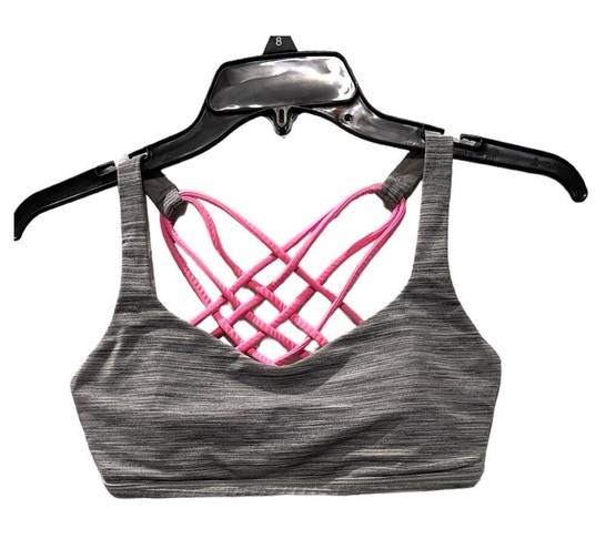 Lululemon  Women's Free To Be Wild Grey Space Sports Bra Size 6