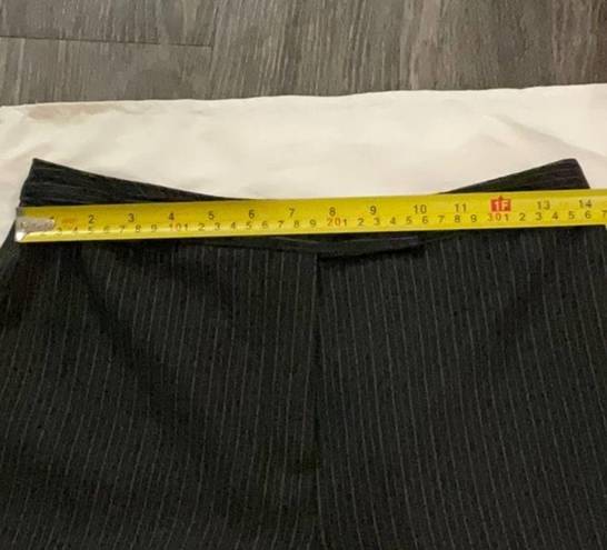 Larry Levine Black Pinstripe Pants Size 4