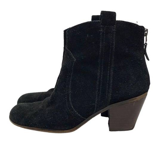 Sam Edelman  Black Suede Booties