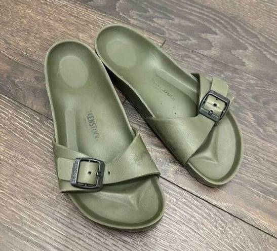 Birkenstock  Women’s 39 Olive Green Madrid Eva Sandals Shoes