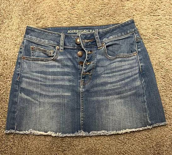 American Eagle Outfitters Mini Jean Skirt