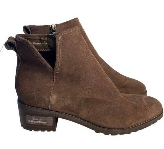 Blondo  Samara Waterproof Bootie Taupe Size 6.5