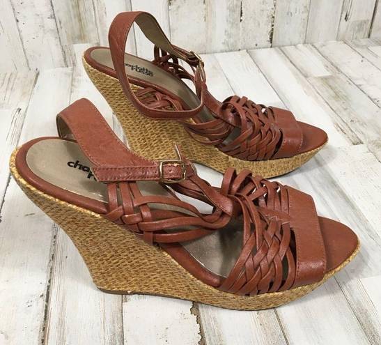 Charlotte Russe  Wedges Sandals Strappy Cork High