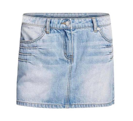 I am gia I.AM.GIA Keshi Denim Mini Low Rise Skirt