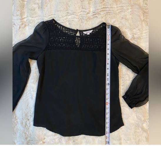 Candie's Small Black  Blouse