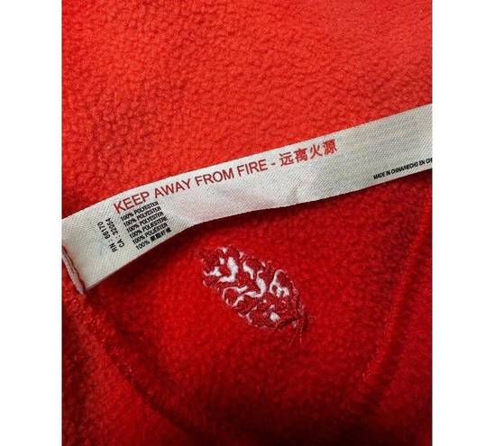 Free People  Movement Women’s Large L Red Fleece Good Pullover Jacket