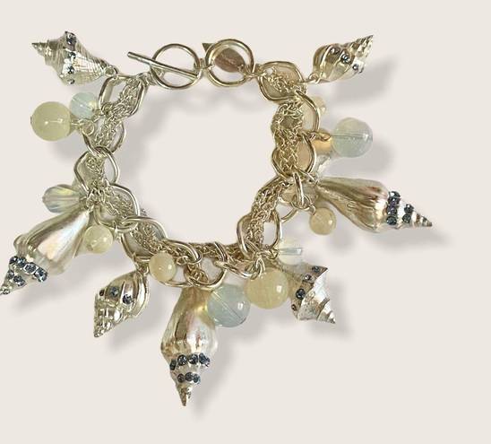 Coldwater Creek Seashell Charm Bracelet