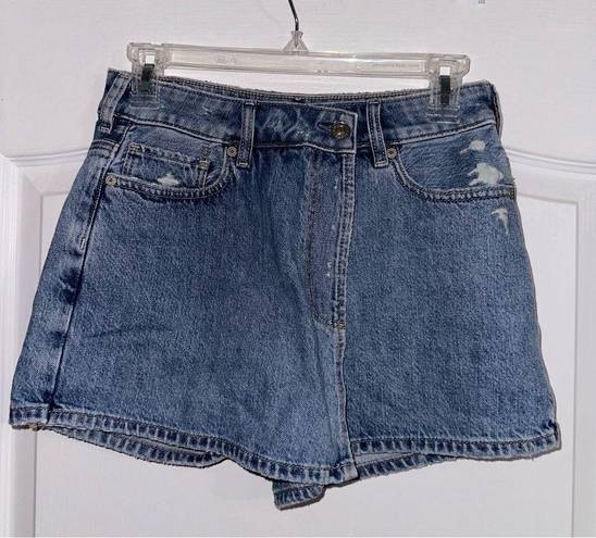 American Eagle  denim mom skort