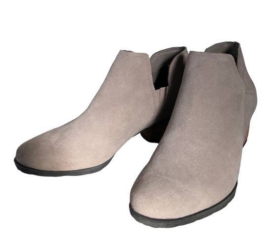 Blondo Waterproof Tan Suede Ankle Booties