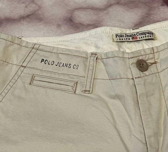 Polo NEW  Jeans Co. Ralph Lauren women's size 6 khaki shorts